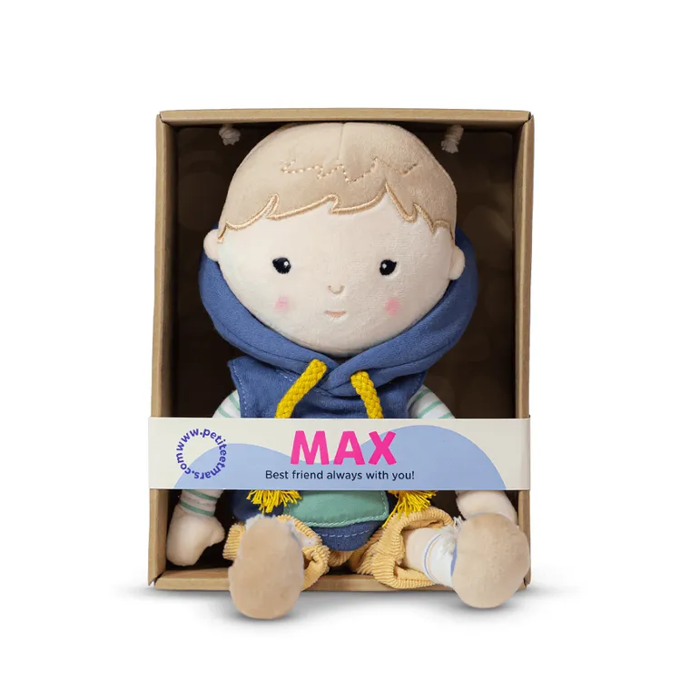 Petite&Mars, Max, lalka szmaciana, 35 cm