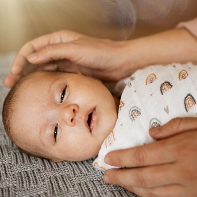 Petite&Mars, Misty, zestaw otulaczy z muślinu bambusowego, Liama Vibes, 120-120 cm, 2 szt.