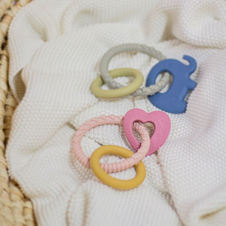 Petite&Mars, silikonowy gryzak, Elefi