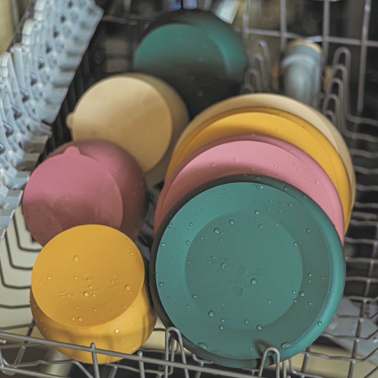 Petite&Mars, Take&Match, silikonowa miseczka z przyssawką, Misty Green, 6m+