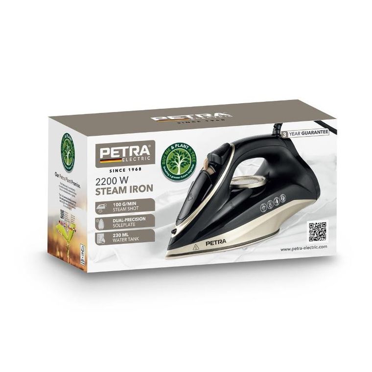 Petra, żelazko parowe 2200W