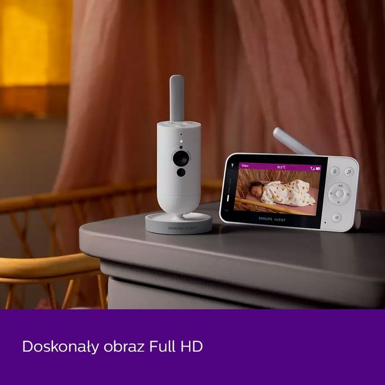 Philips Avent, SCD953/26, niania elektroniczna, Full HD Premium video