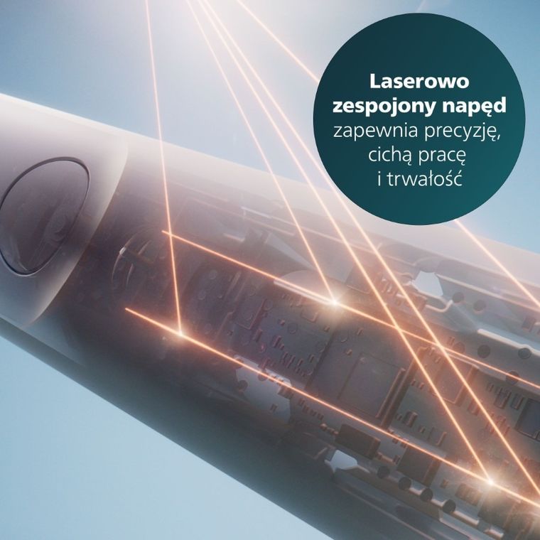 Philips, Sonicare 5300, szczoteczka soniczna, biała, HX7108/01