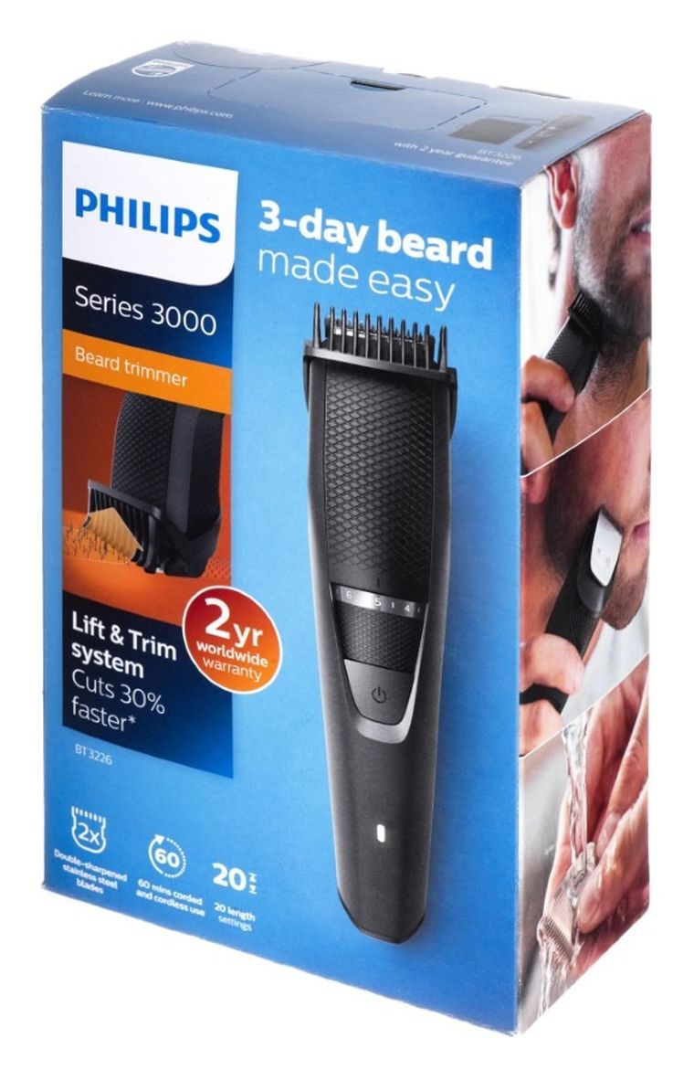 Philips, trymer, BT3226/14, czarny