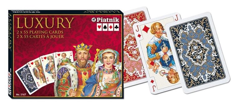 Piatnik, karty do gry, Luxury, 2 talie