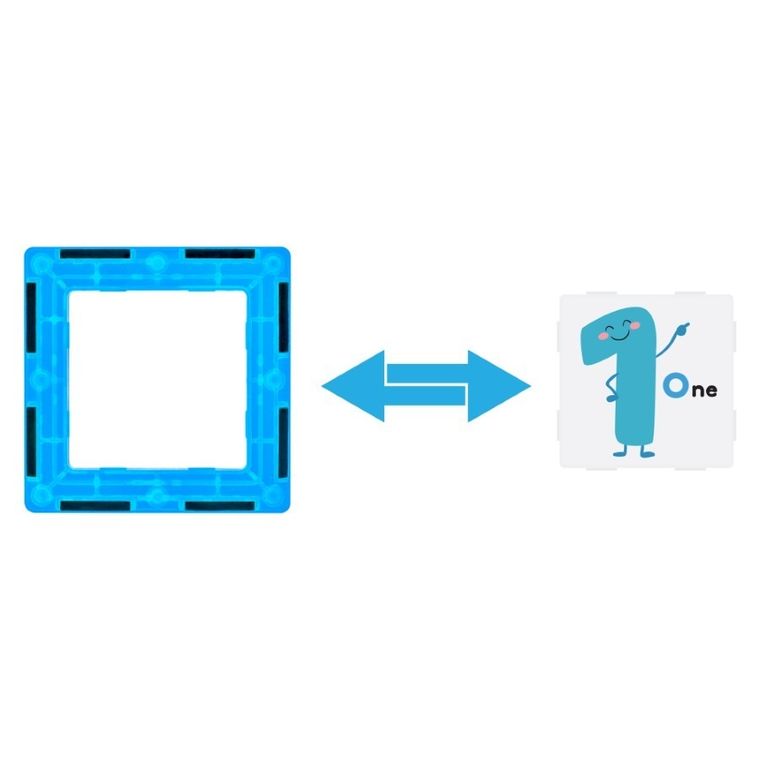 Picasso, klocki magnetyczne, 42 elementy