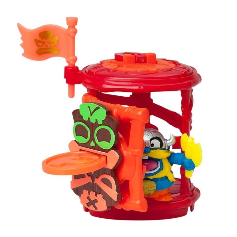 Piratix, Crazy Jungle Cage, figurka z klatką, 1 szt.