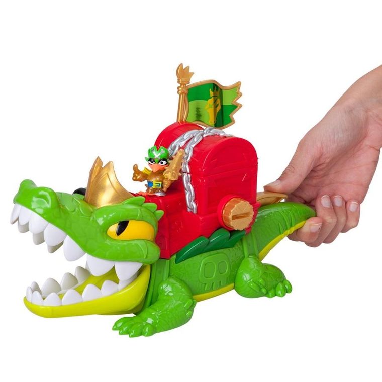 Piratix, Krokodyl King Croc i Kapitan Jawcrush, zestaw z figurką