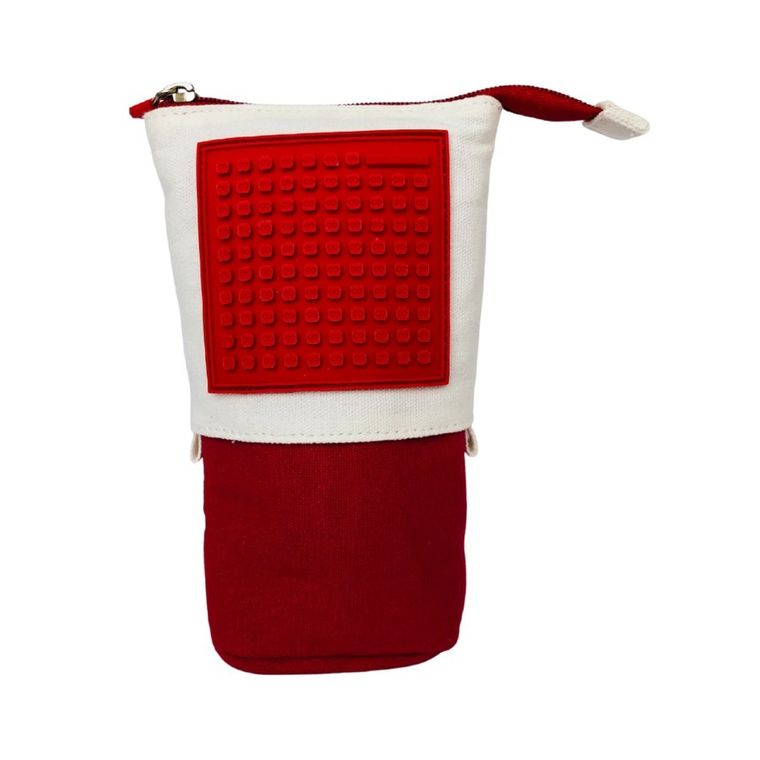 Pixie Crew, pionowy piórnik, czerwony panel