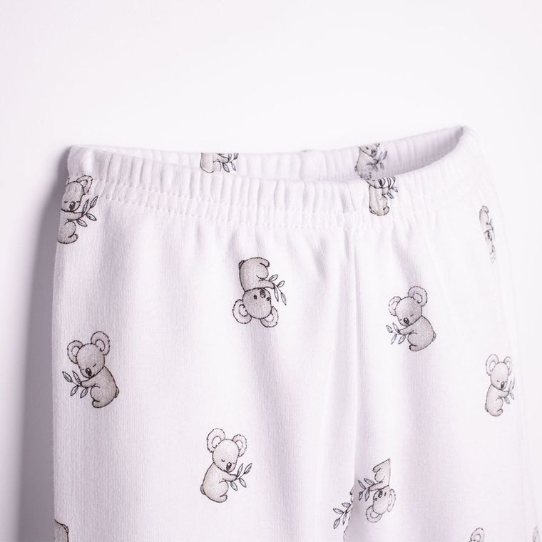 Piżama dziecięca, biała, Nicol