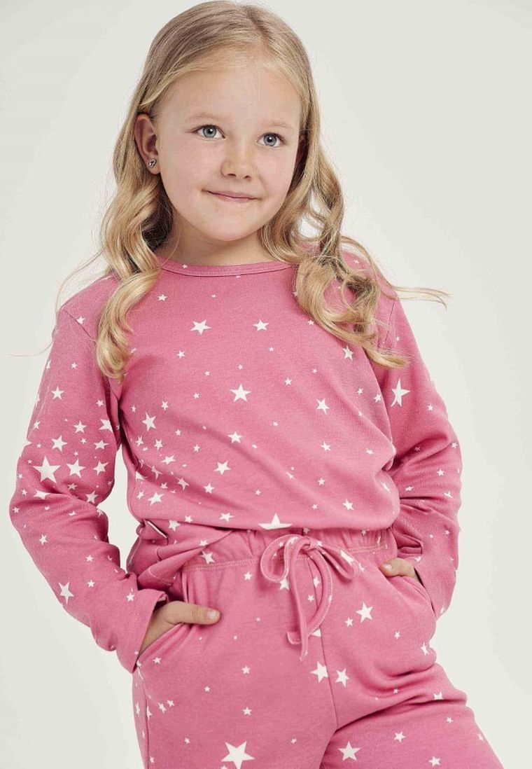 Piżama dziewczęca, różowa, Eryka, Taro