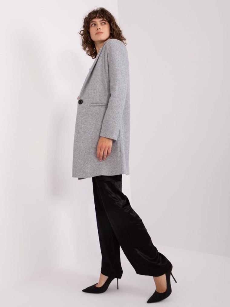 Płaszcz damski, szary, Och Bella