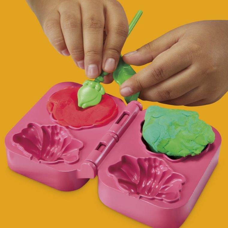 Play-Doh, Kwitnące kwiat, zestaw kreatywny, 5 tub