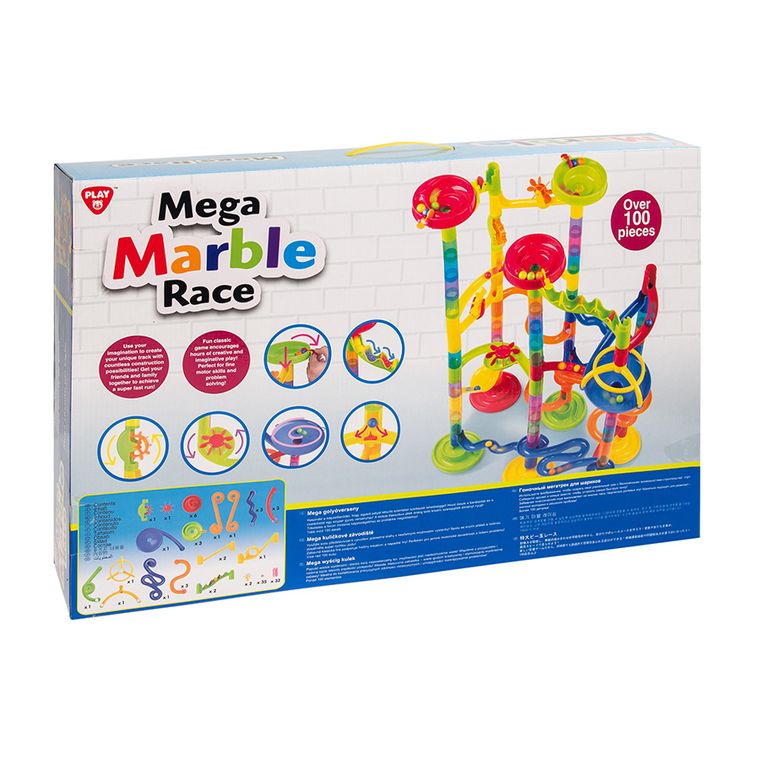 Play, Mega Marble Race, kulodrom, 100 elementów