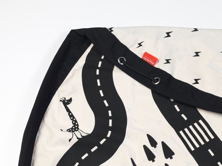 Play&Go, worek na zabawki i mata do zabawy, Roadmap Thunderbolt, 140 cm