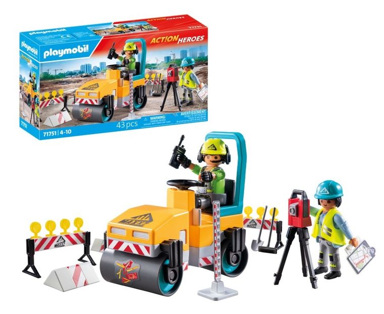 Playmobil, Action Heroes, Roboty drogowe, 71751