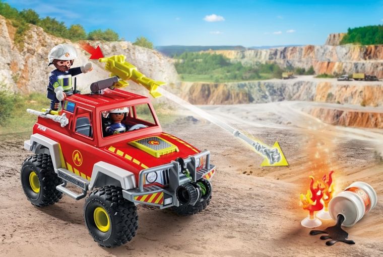 Playmobil, Action Heroes, Wóz strażacki, 71824