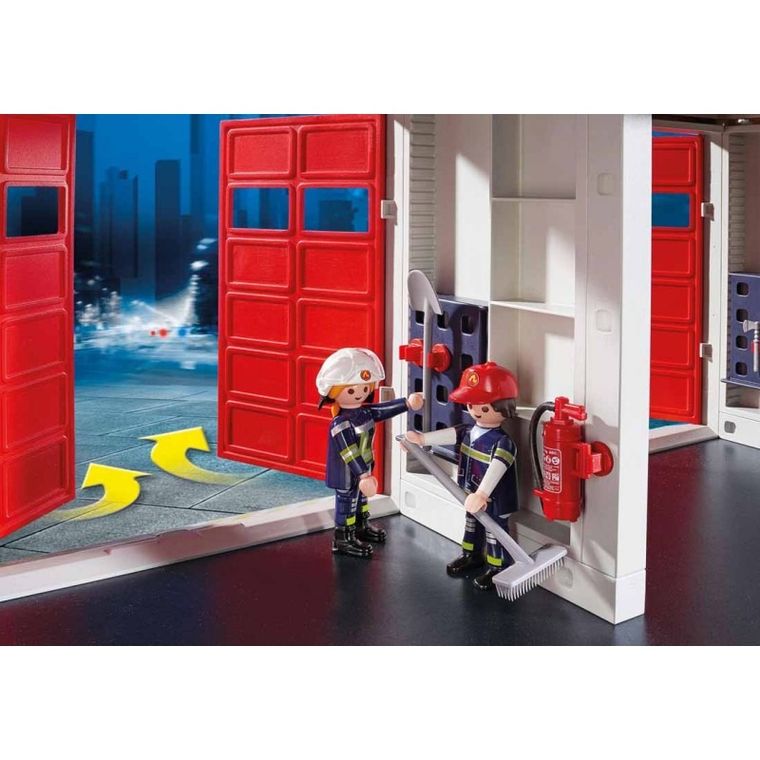 Playmobil, City Action, Duża remiza strażacka, 9462