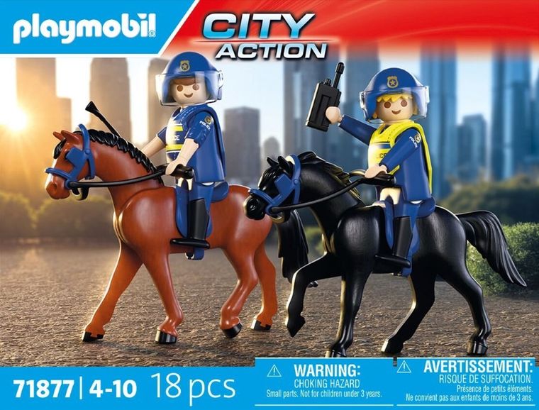 Playmobil, City Action, Policja konna, 71877