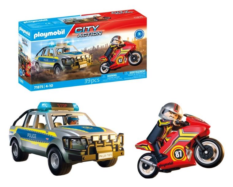 Playmobil, City Action, Pościg Policyjnym Pick-Upem, 71875