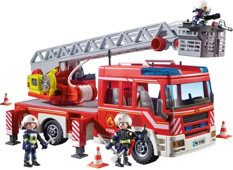 Playmobil, City Action, Samochód strażacki z drabiną, 9463