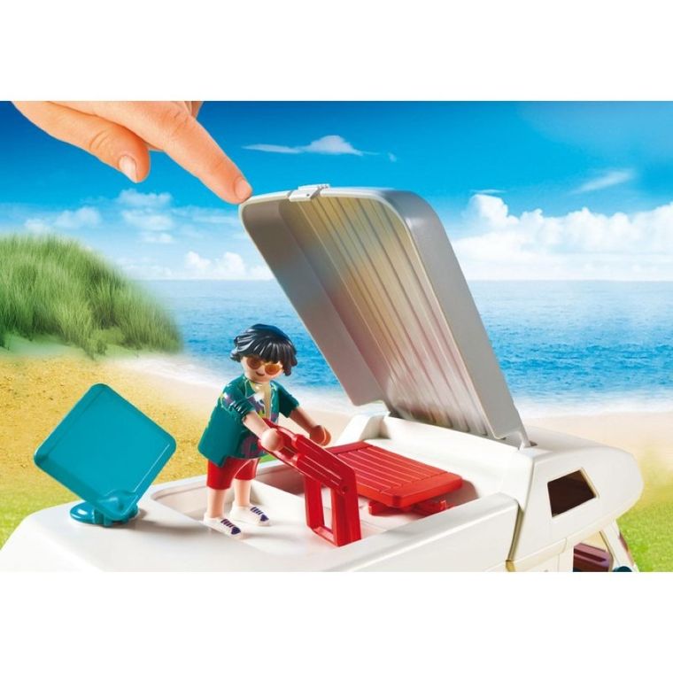 Playmobil, Family Fun, Rodzinne auto kempingowe, kamper, 70088