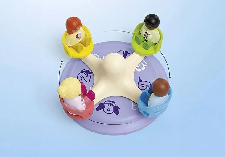 Playmobil, Junior, Karuzela z cyferkami, 71701