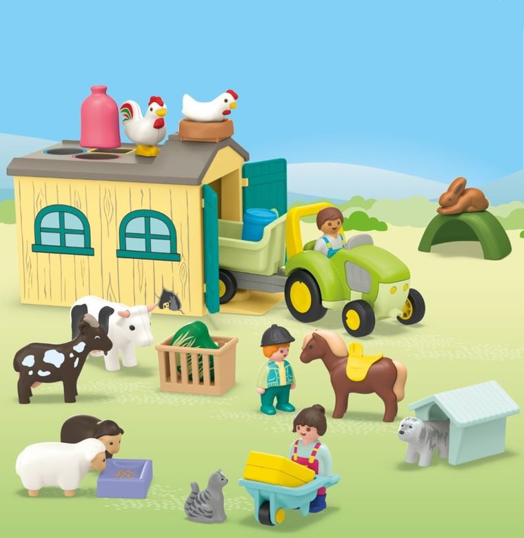 Playmobil, Junior, Przygoda na gospodarstwie, 71656