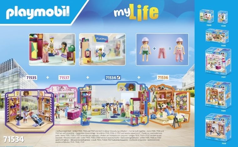 Playmobil, My Life, Butik odzieżowy, 71534