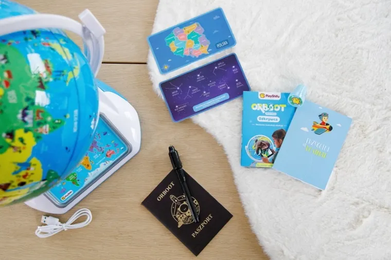 Playshifu, Orboot Odkrywca, Nasza Ziemia, globus interaktywny, średnica 25 cm