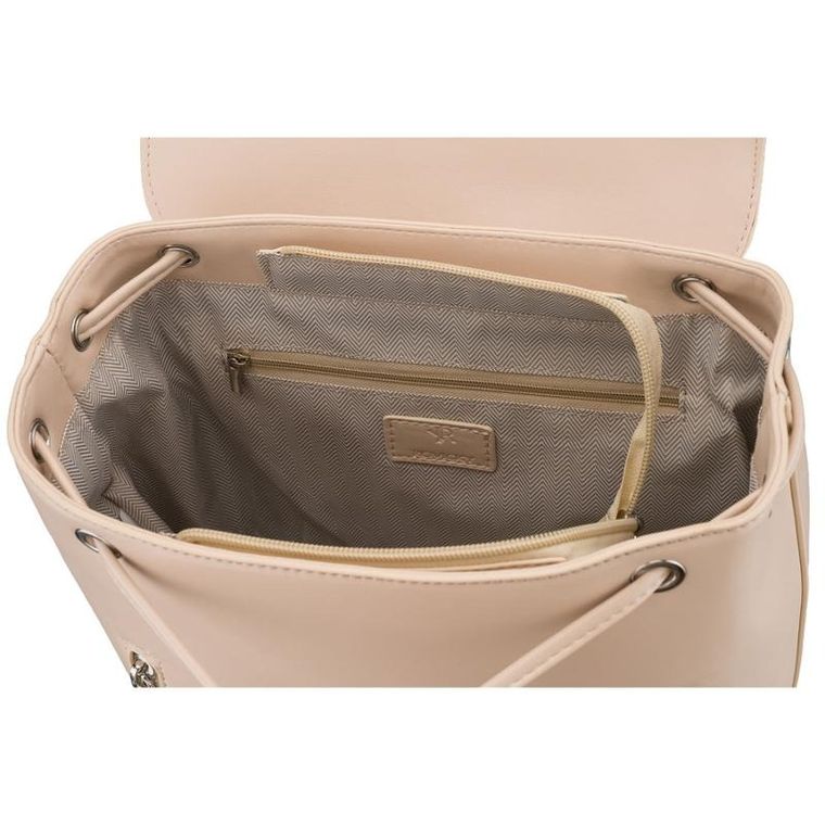 Plecak, beżowy, skóra ekologiczna, Rovicky