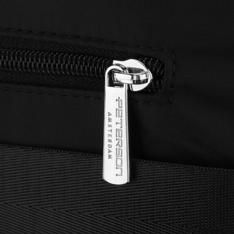 Plecak, czarno-brązowy, Peterson