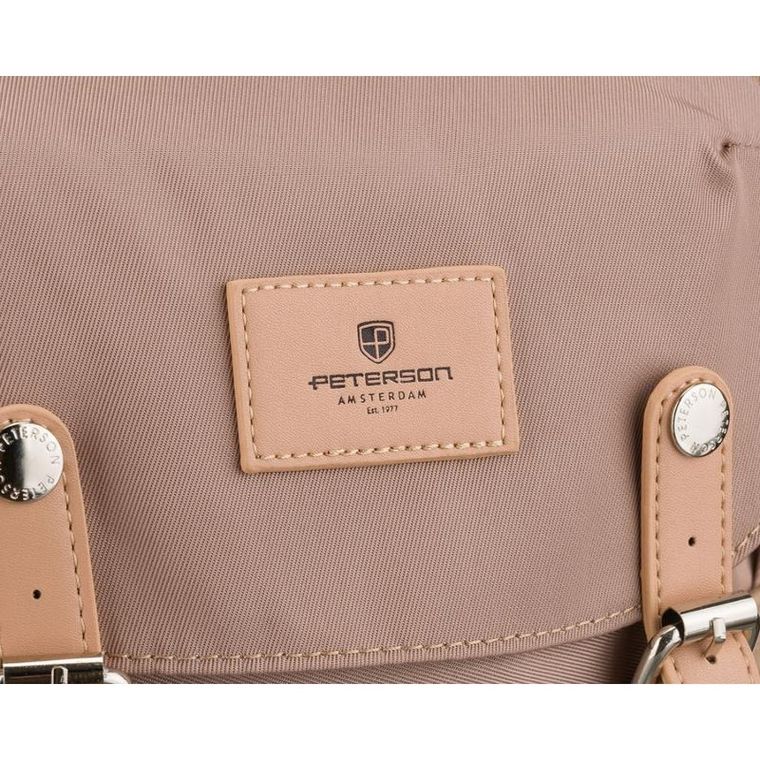 Plecak miejski, beżowy, Peterson
