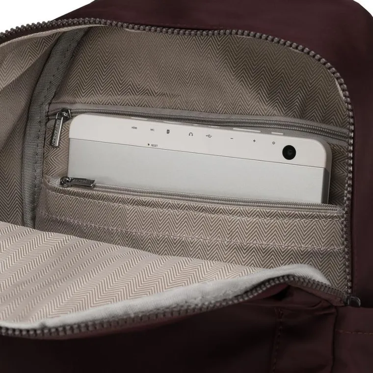 Plecak miejski, bordowy, Peterson