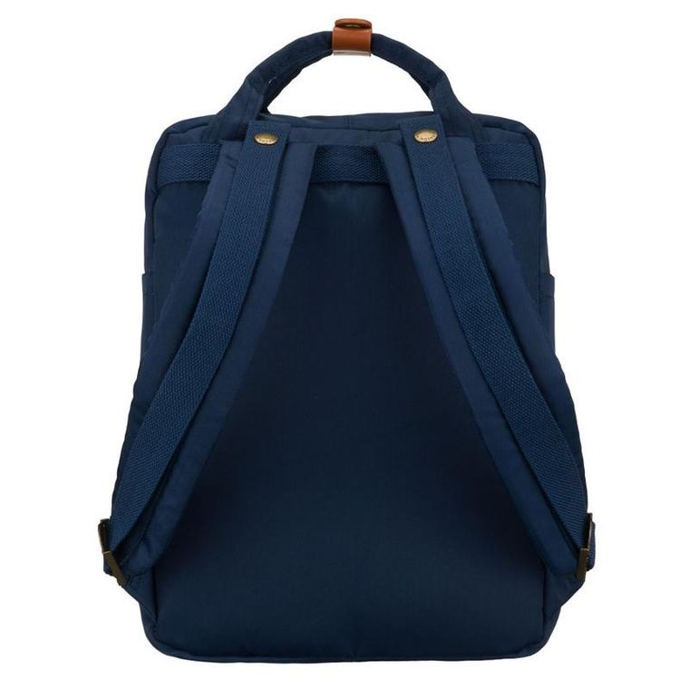 Plecak miejski, granatowo-brązowy, Peterson