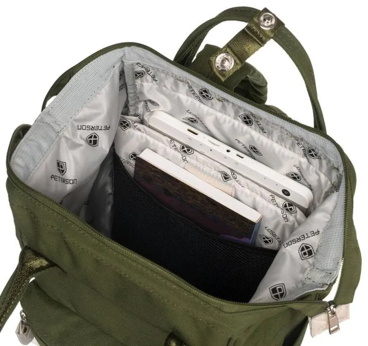 Plecak miejski, khaki, Peterson