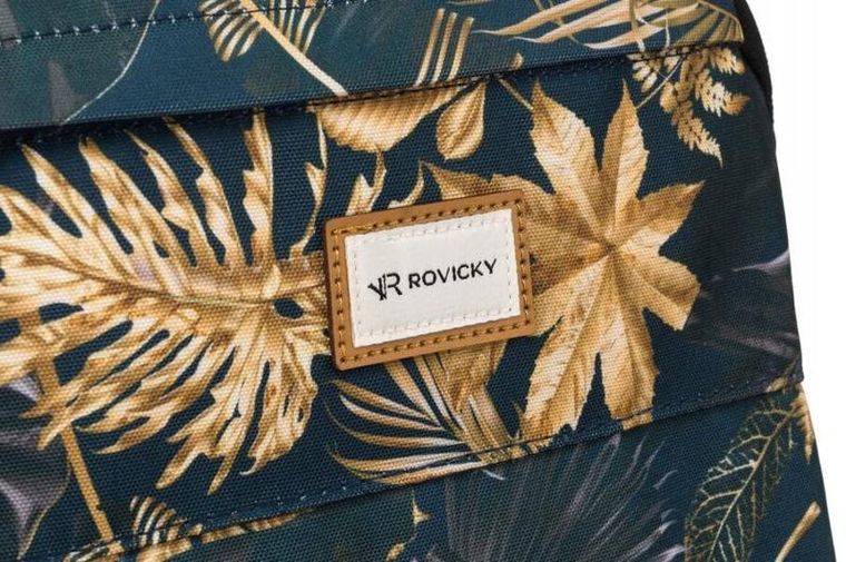 Plecak miejski, roślinny wzór, Rovicky