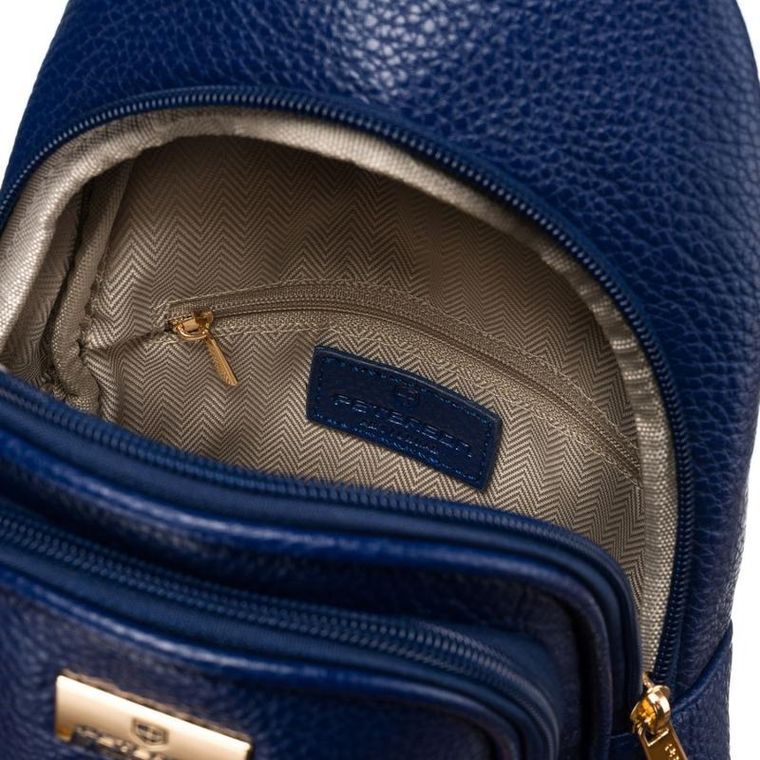 Plecak na jedno ramię, saszetka, granatowy, Peterson