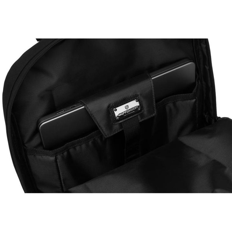 Plecak na laptopa, czarny, Peterson