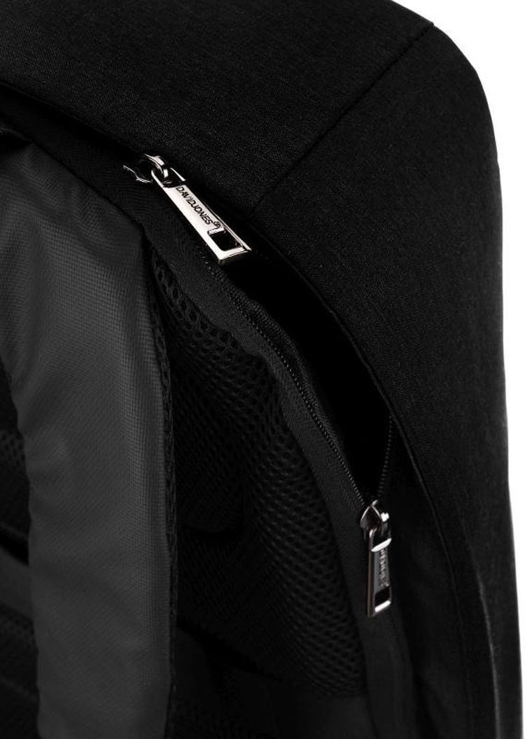 Plecak na laptopa, czarny, port USB, David Jones, David Jones