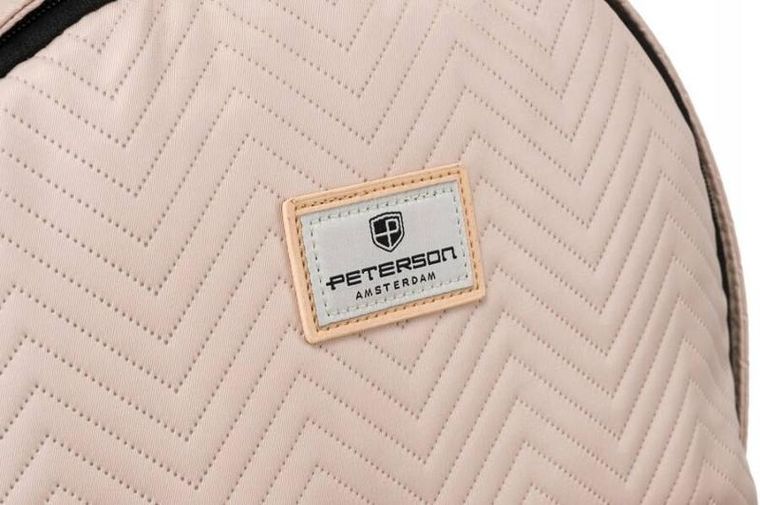 Plecak na laptopa, różowy, Peterson