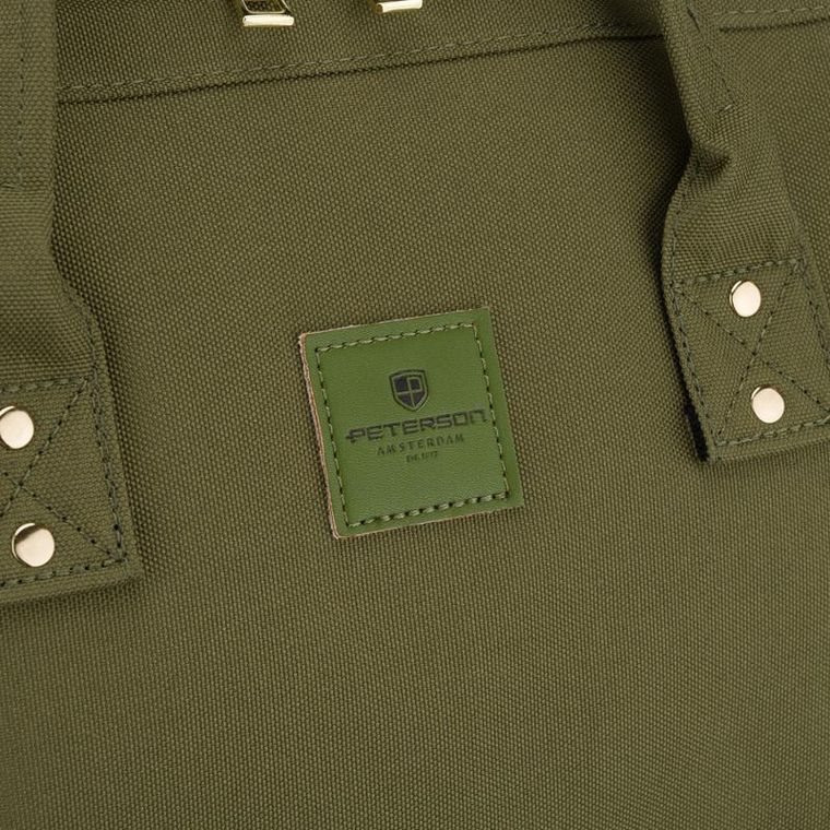 Plecak na latopa, zielony, Peterson