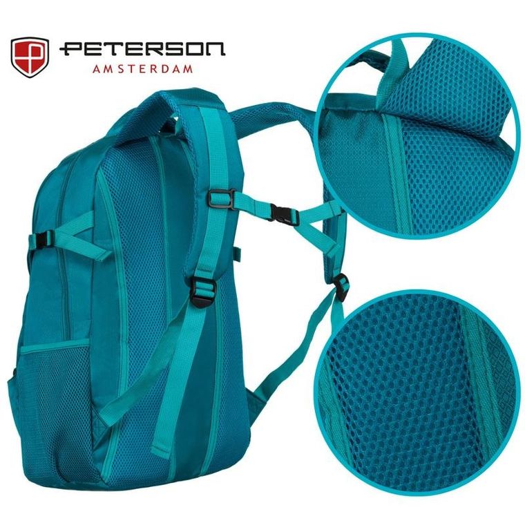Plecak, niebieski, Peterson
