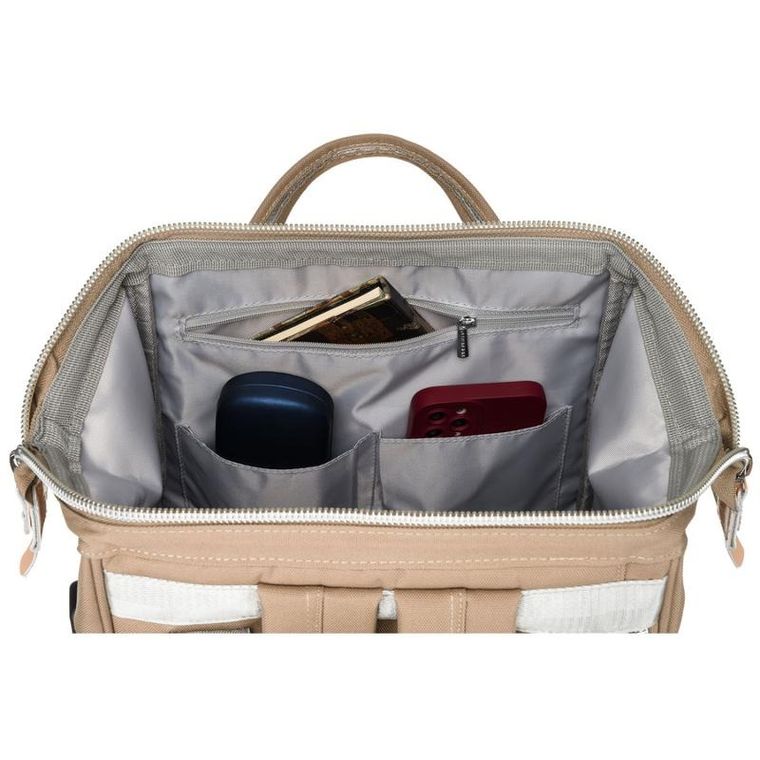 Plecak podróżny, bagaż podręczny do samolotu, beżowy, Peterson