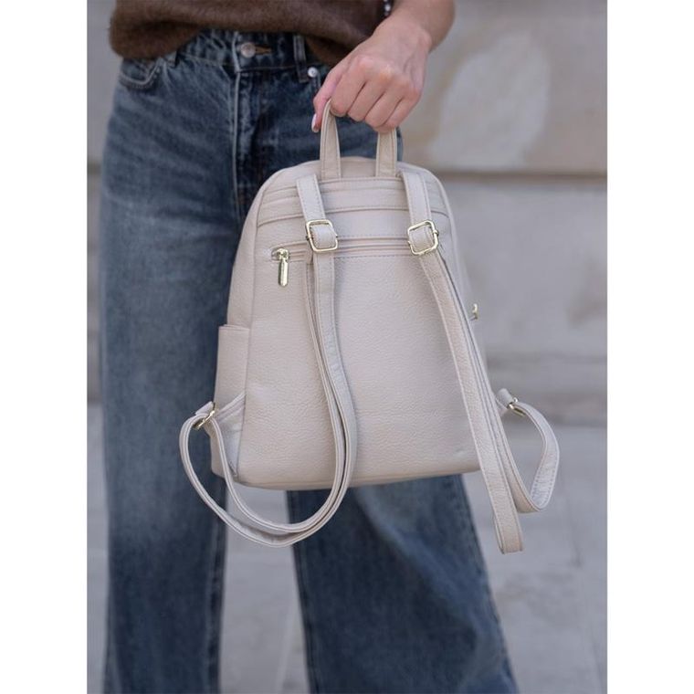 Plecak podróżny, bagaż podręczny do samolotu, beżowy, Rovicky