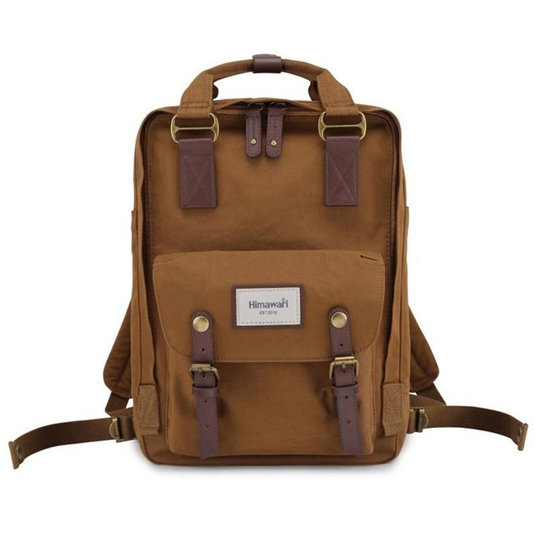Plecak podróżny, bagaż podręczny do samolotu, brązowy, Himawari