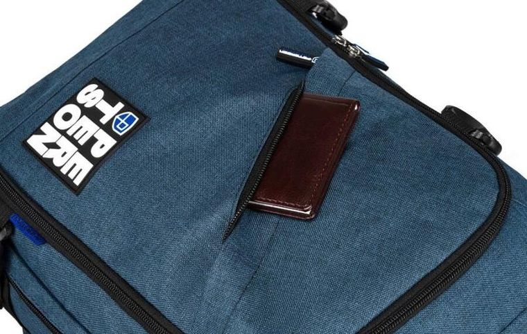 Plecak podróżny, bagaż podręczny do samolotu, niebieski, Peterson