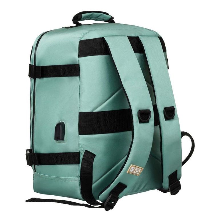 Plecak podróżny, bagaż podręczny do samolotu, turkusowy, Peterson