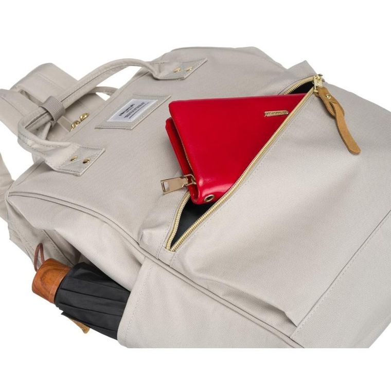 Plecak podróżny na laptopa, bagaż podręczny do samolotu, 13,3", szary, Himawari