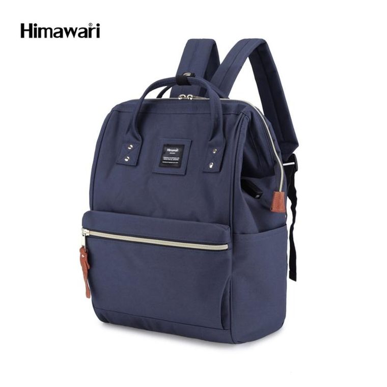 Plecak podróżny na laptopa, bagaż podręczny do samolotu, granatowy, Himawari